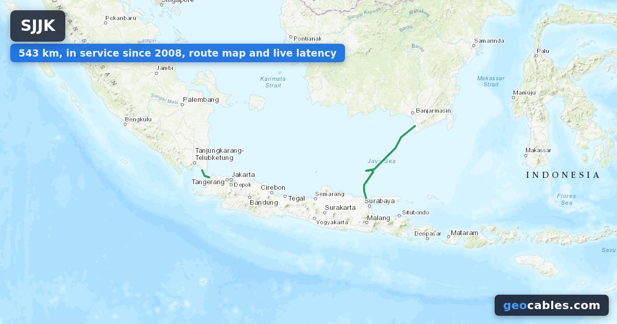 SJJK cable: latency up to 2.1× normal, 19 Oct 2026 | GeoCables