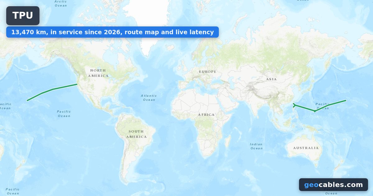TPU: 13,470 km Across Pacific | 2026 RFS - Google