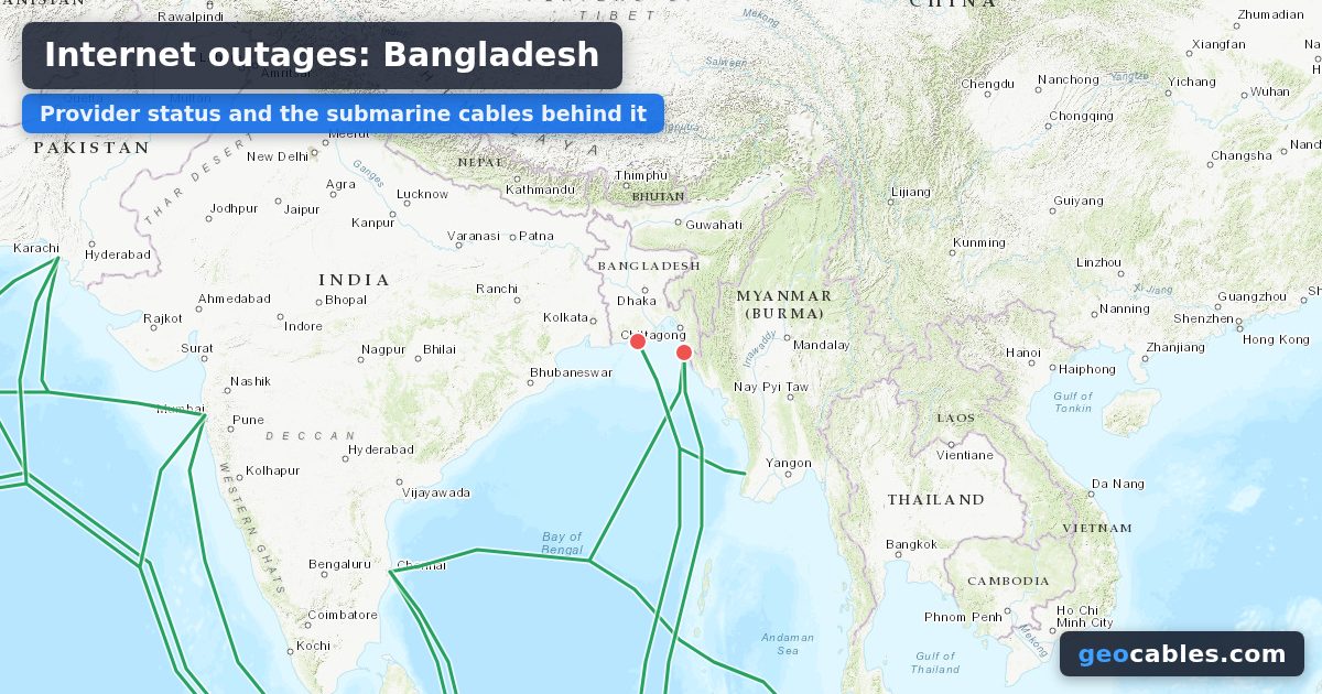 Internet outage in Bangladesh on 14 October 2026: ICC Communication