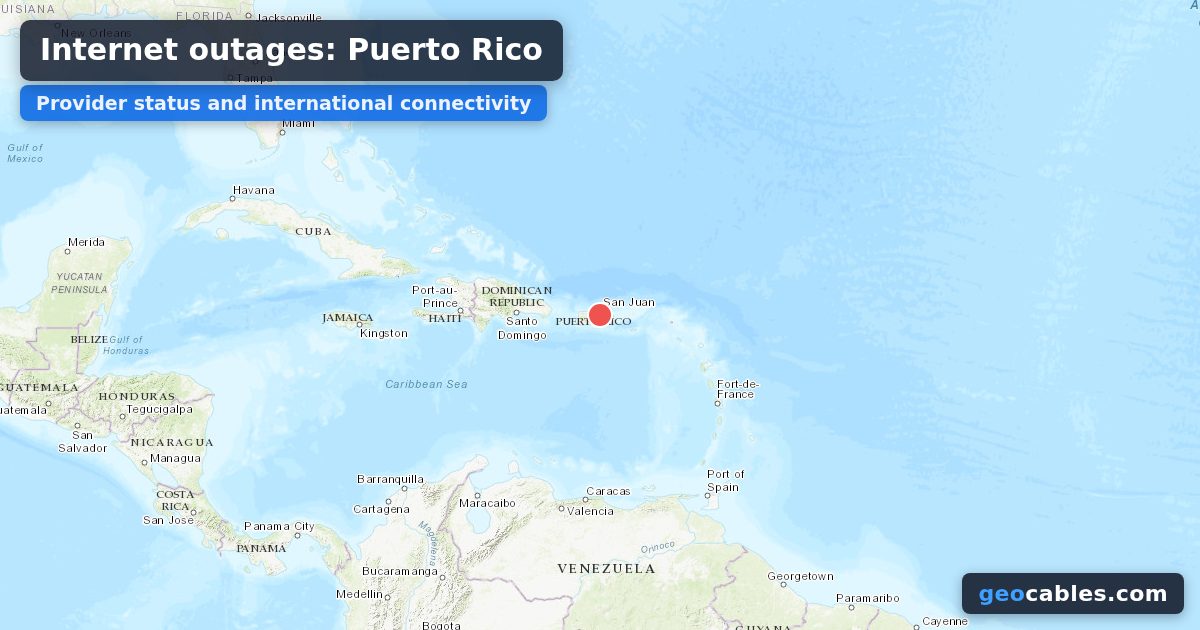 Internet Outages in Puerto Rico: Liberty Communications | GeoCables