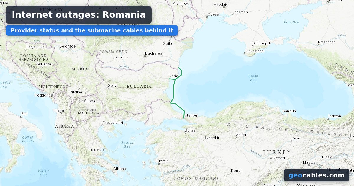 Internet Outages in Romania: DIGI ROMANIA, INTERKVM HOST SRL