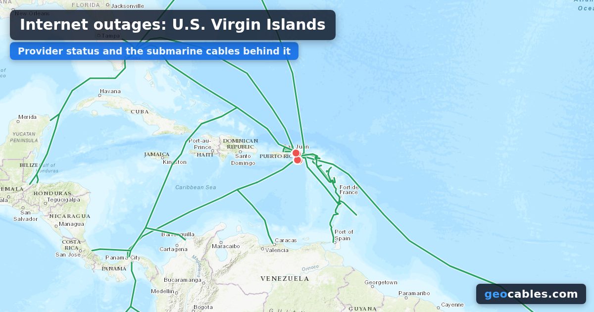 Internet outage in U.S. Virgin Islands on 15 October 2026: VI Powernet