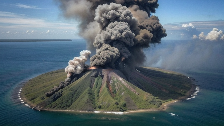 Volcanic eruption is on going for Taal in Philippines