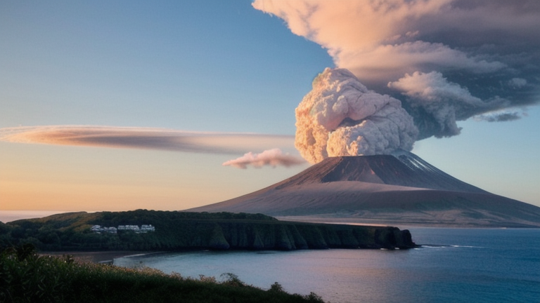 Volcanic eruption is on going for Mayon in Philippines